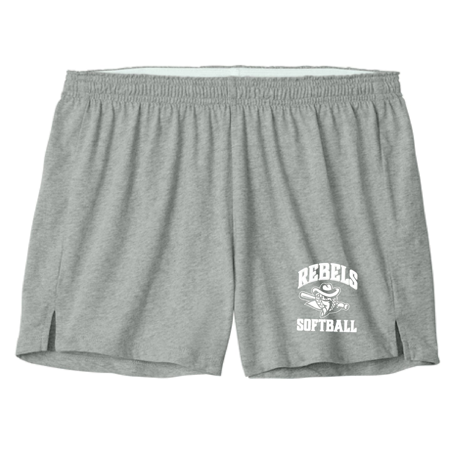 RYE BROOK REBELS SOFTBALL / PRINT / LST311 Women’s Jersey Knit Squad Short