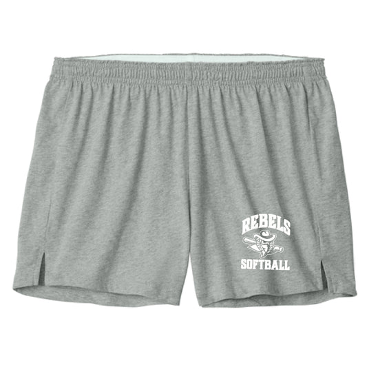 RYE BROOK REBELS SOFTBALL / PRINT / LST311 Women’s Jersey Knit Squad Short