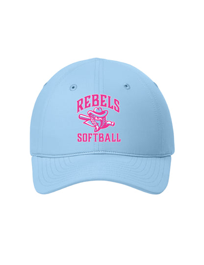 RYE BROOK REBELS SOFTBALL / EMBROIDERY / C994 All-Day Performance UPF Ponytail Cap