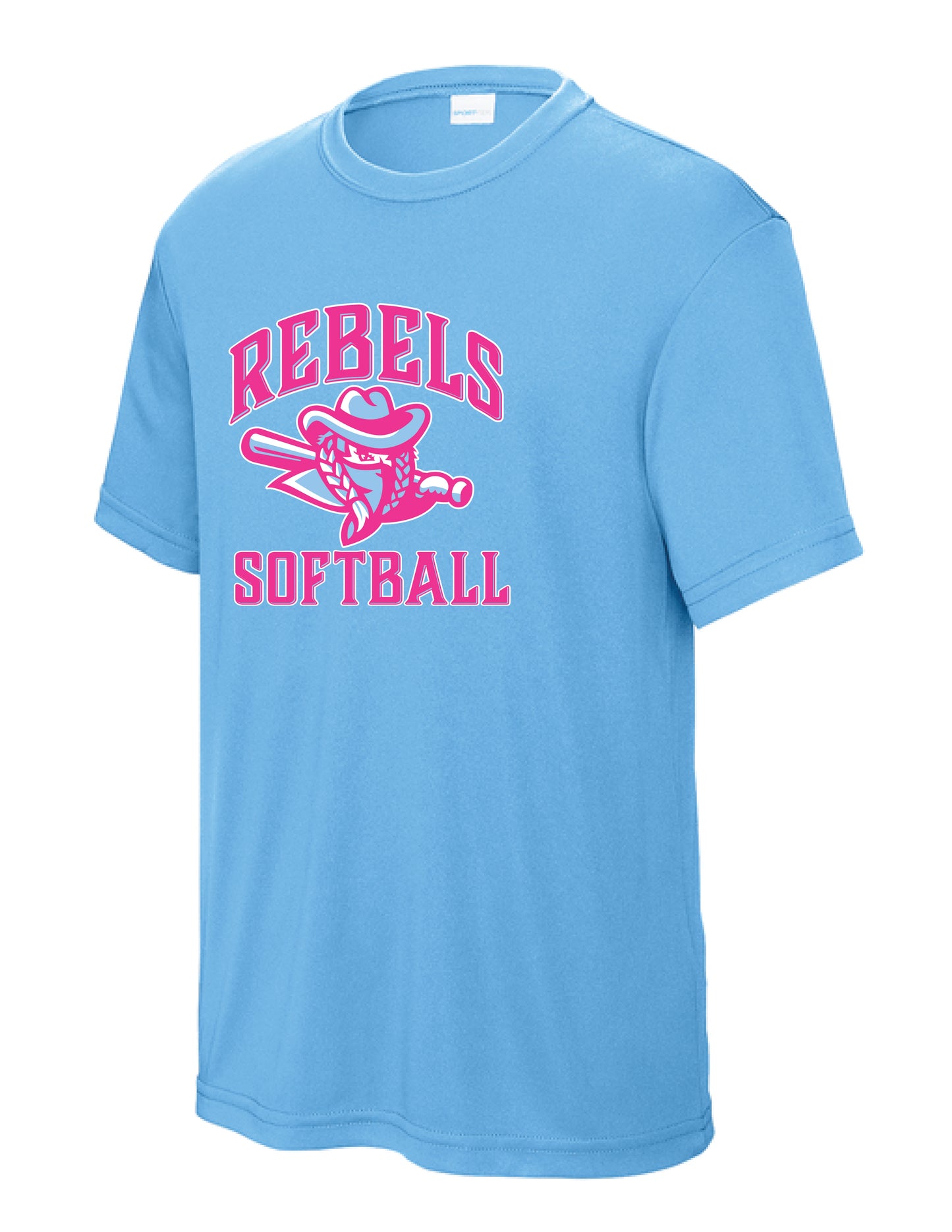 RYE BROOK REBELS SOFTBALL / PRINT / YST350 Sport-Tek Youth Tee