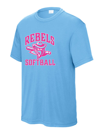 RYE BROOK REBELS SOFTBALL / PRINT / YST350 Sport-Tek Youth Tee