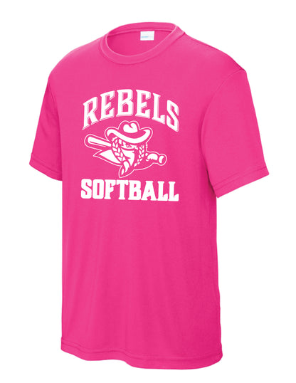 RYE BROOK REBELS SOFTBALL / PRINT / YST350 Sport-Tek Youth Tee