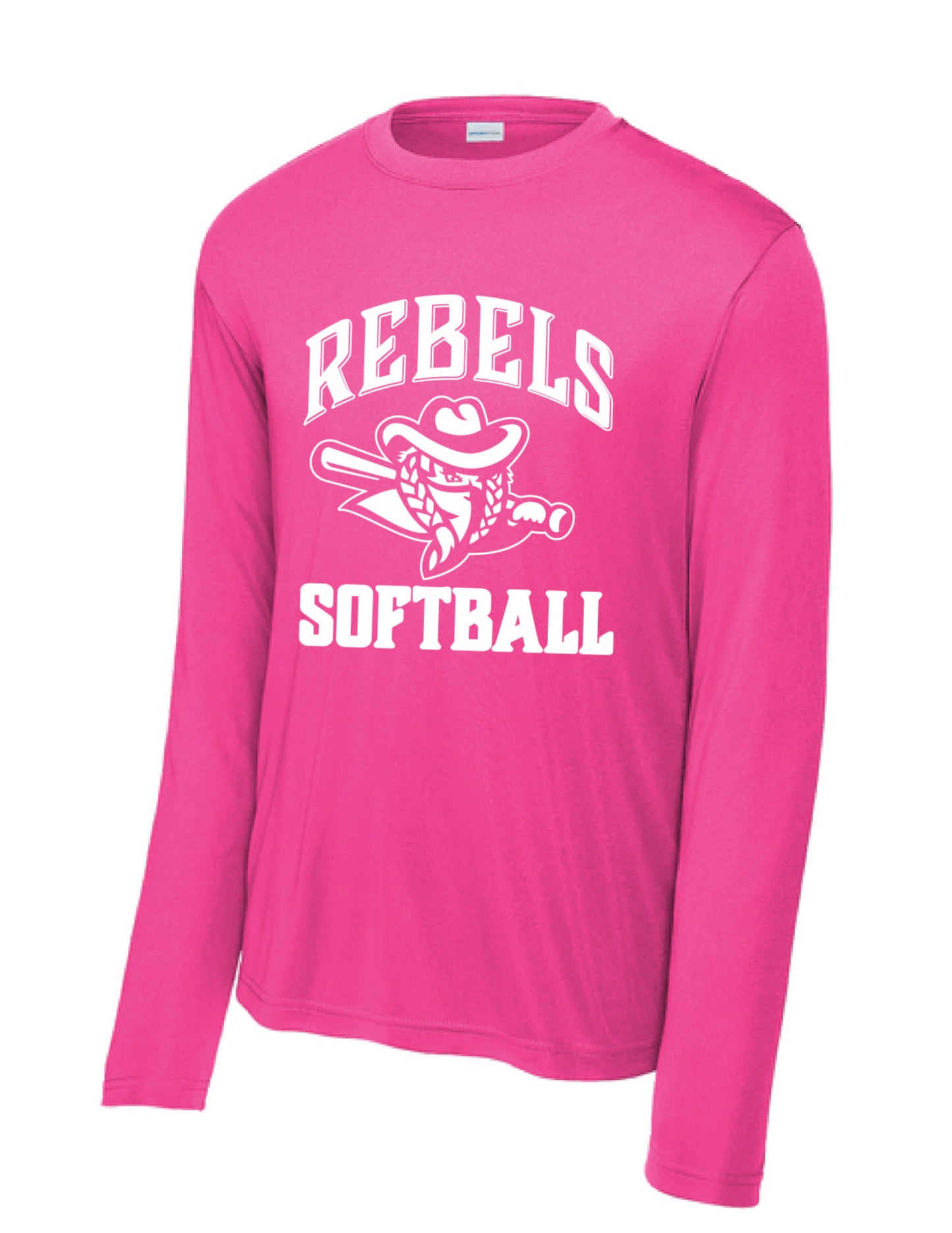 RYE BROOK REBELS SOFTBALL / PRINT / ST350LS Sport-Tek® Long Sleeve Tee