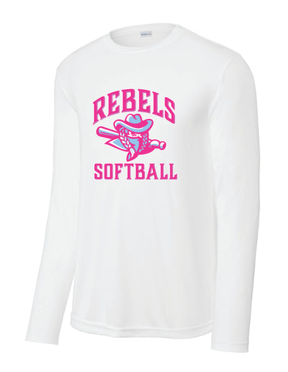 RYE BROOK REBELS SOFTBALL / PRINT / ST350LS Sport-Tek® Long Sleeve Tee