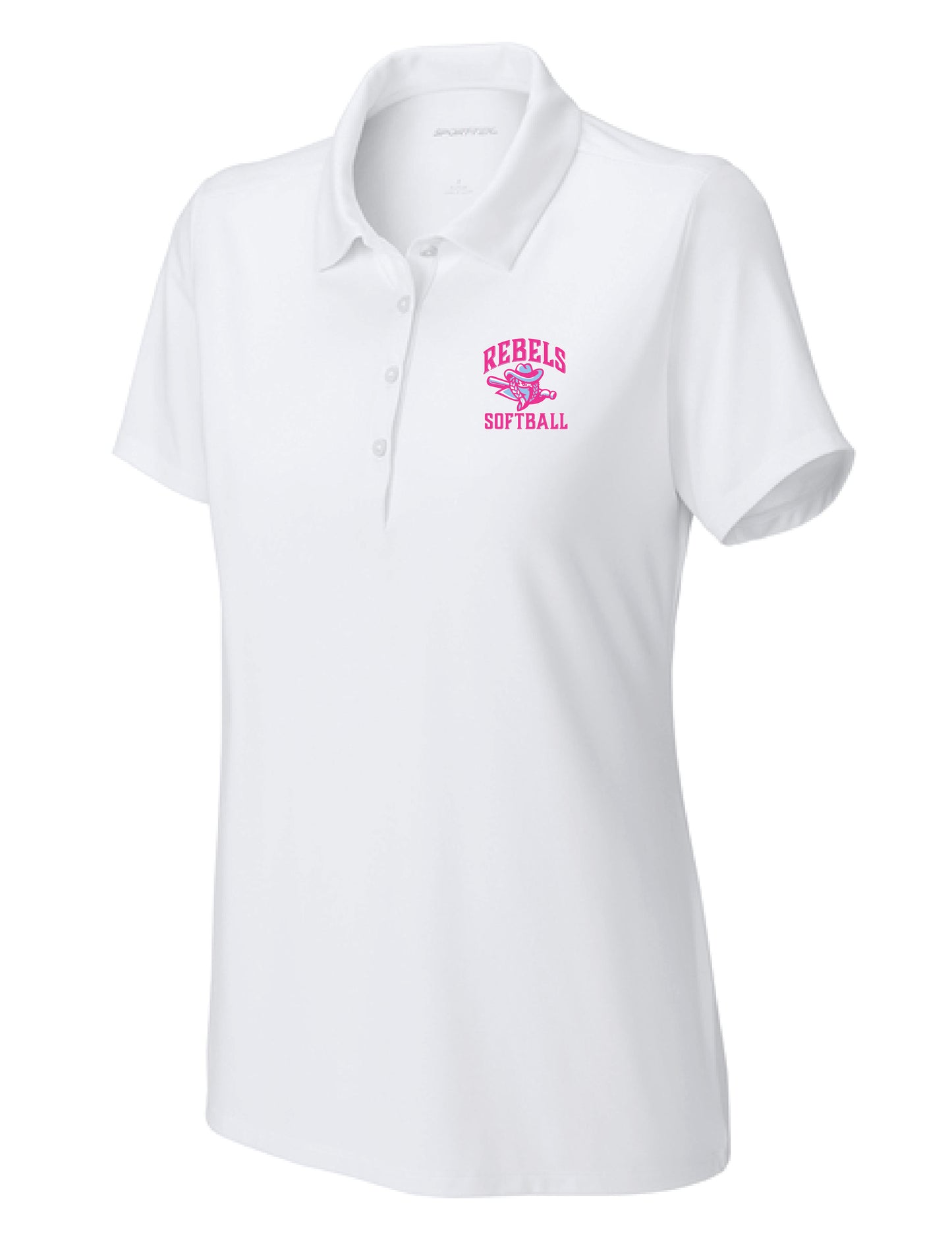 RYE BROOK REBELS SOFTBALL / EMBROIDERY / LST490 Sport-Tek® Women’s Versa Polo