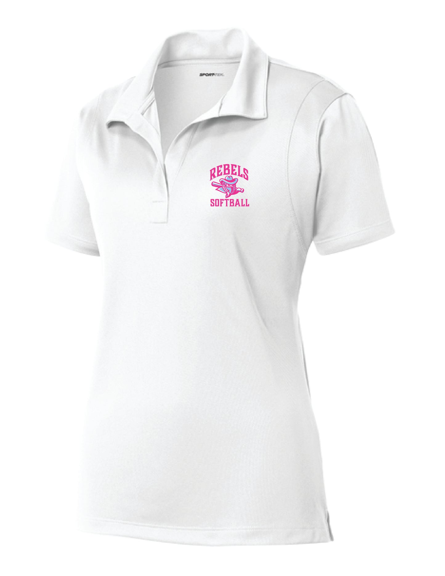 RYE BROOK REBELS SOFTBALL / EMBROIDERY / LST550 Sport-Tek® Women's Polo