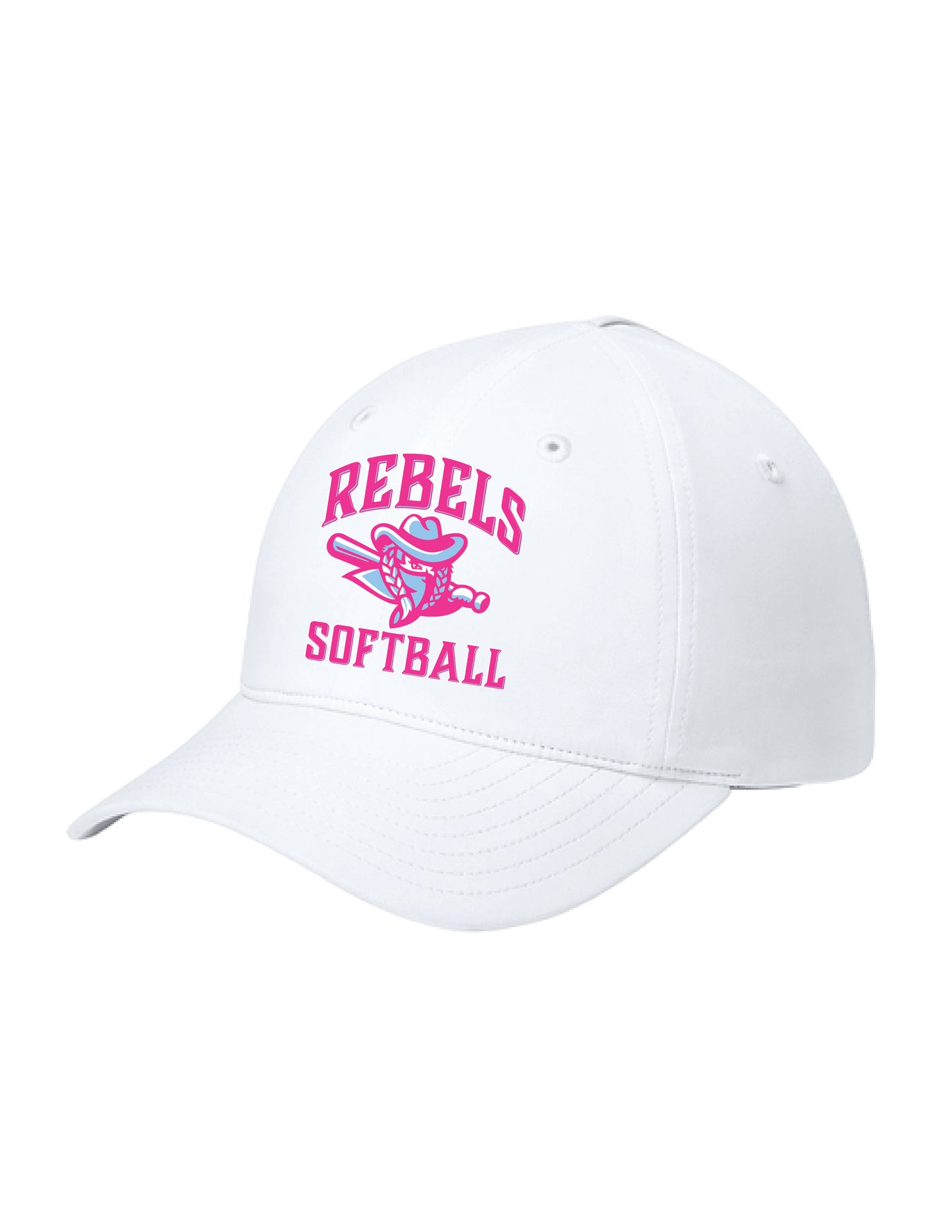 RYE BROOK REBELS SOFTBALL / EMBROIDERY / C994 All-Day Performance UPF Ponytail Cap