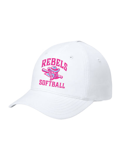RYE BROOK REBELS SOFTBALL / EMBROIDERY / C994 All-Day Performance UPF Ponytail Cap