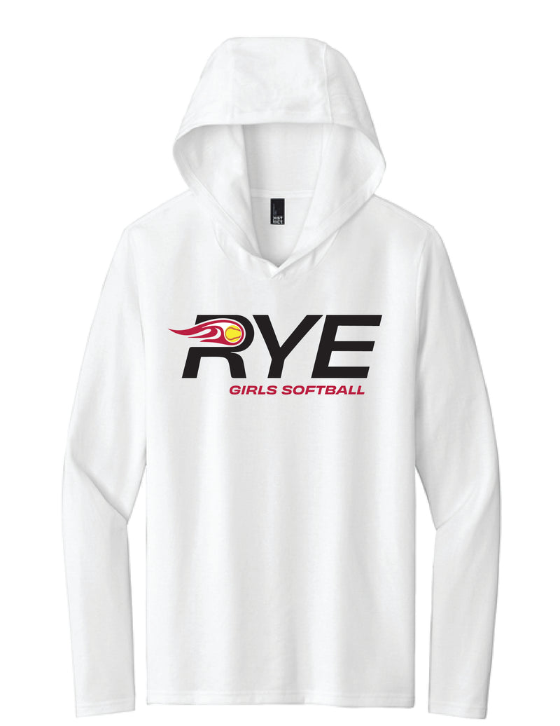 RYE GIRLS SOFTBALL / PRINT / DM139 Long Sleeve Hoodie