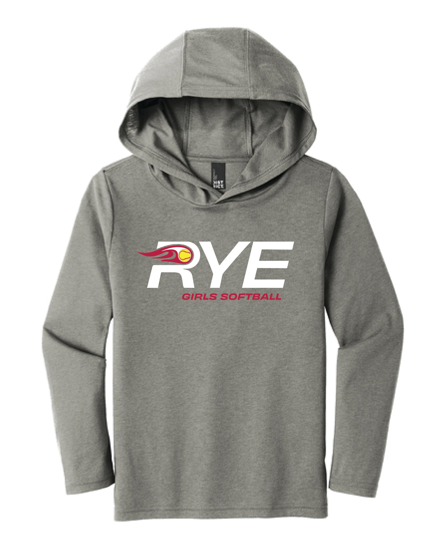 RYE GIRLS SOFTBALL / PRINT / DT139Y Long Sleeve Hoodie Youth