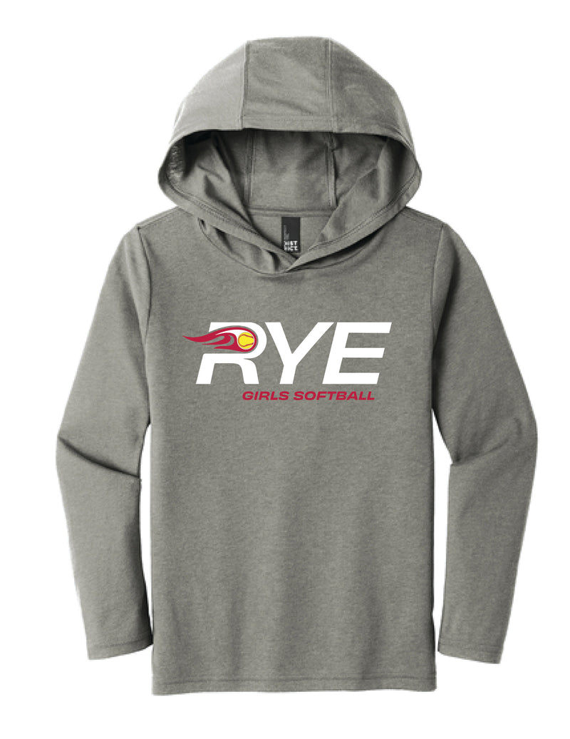 RYE GIRLS SOFTBALL / PRINT / DT139Y Long Sleeve Hoodie Youth