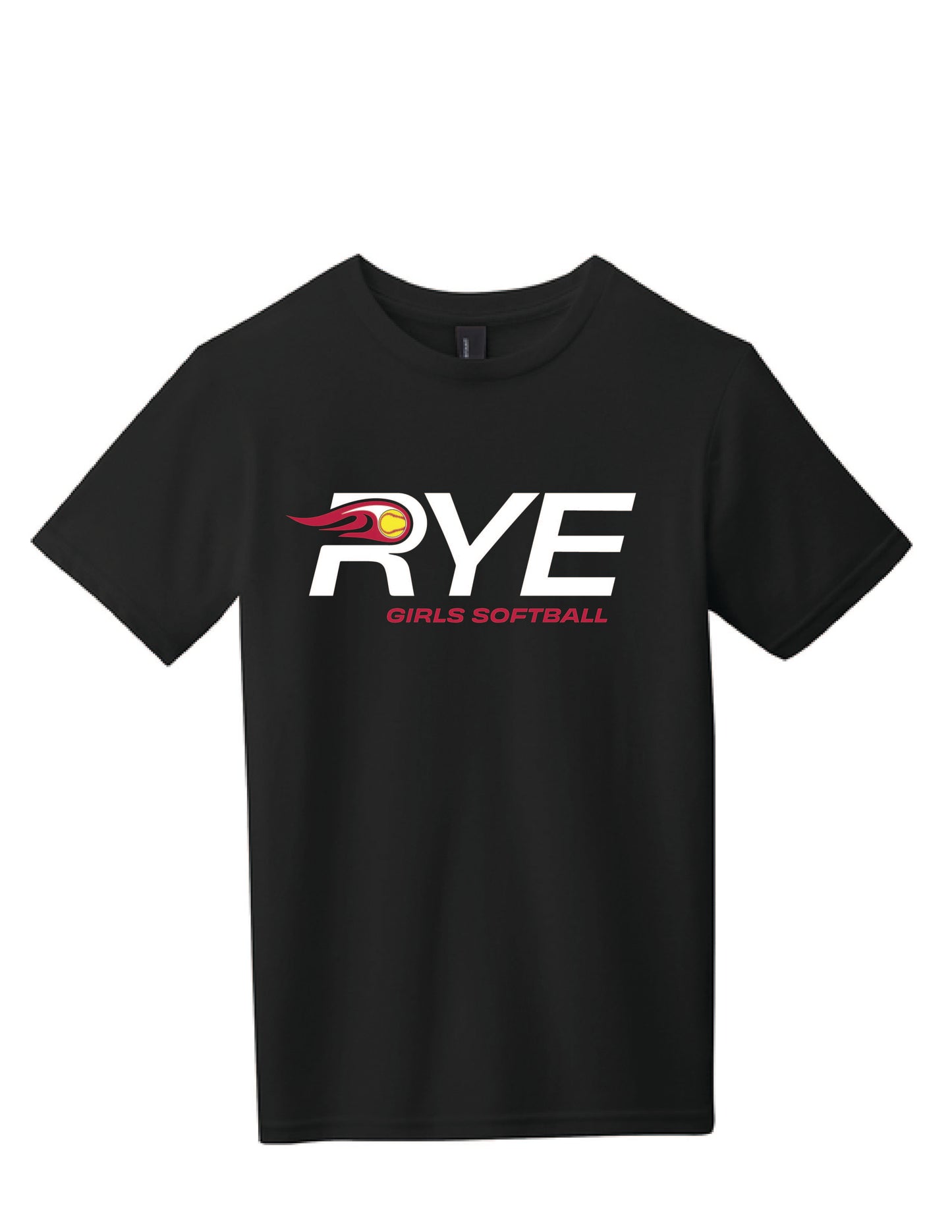 RYE GIRLS SOFTBALL / PRINT / DT6000 District® Very Important Tee®