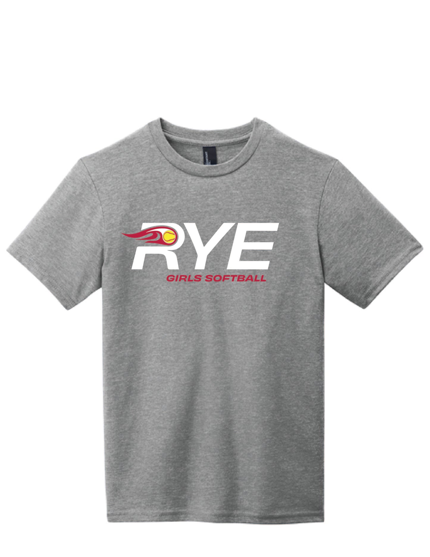 RYE GIRLS SOFTBALL / PRINT / DT6000 District® Very Important Tee®