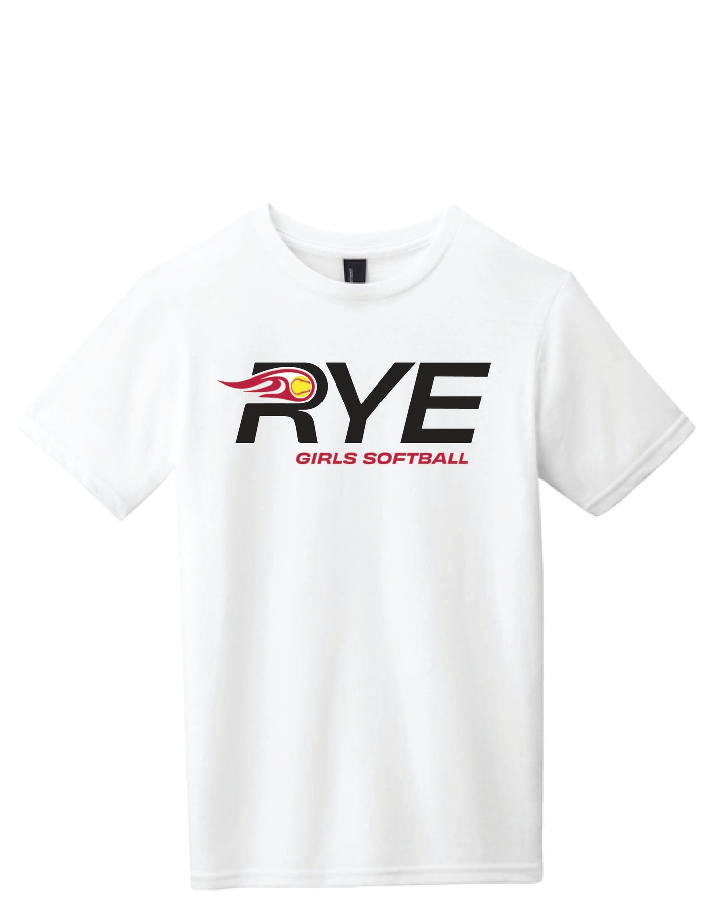RYE GIRLS SOFTBALL / PRINT / DT6000 District® Very Important Tee®