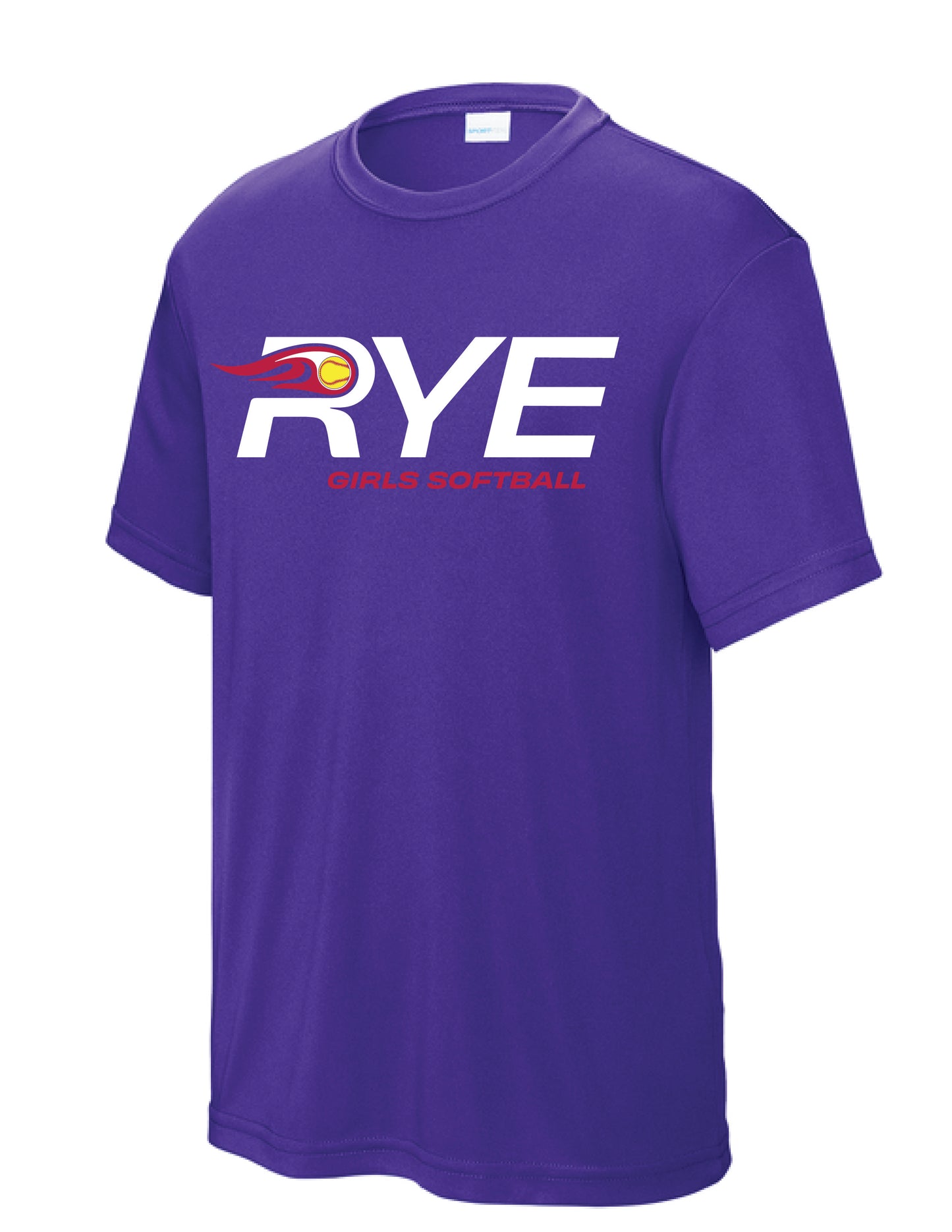 RYE GIRLS SOFTBALL / PRINT / YST350 Sport-Tek® Youth Tee