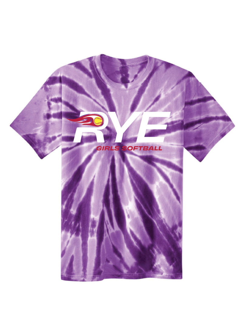 RYE GIRLS SOFTBALL / PRINT / PC147Y Youth Tie-Dye Tee