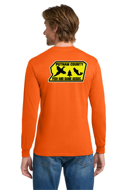PUTNAM COUNTY HUNTING CLUB - PRINTING -  5400 Gildan® Heavy Cotton™ 100% Cotton Long Sleeve T-Shirt