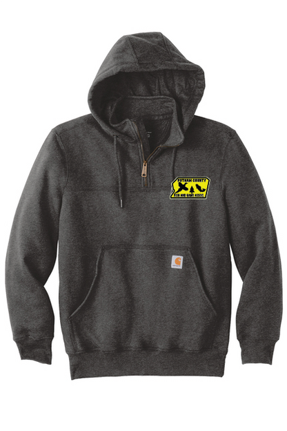 PUTNAM COUNTY FISH & GAME ASSOC.-EMBROIDERY- CT100617 Carhartt® Rain Defender® Paxton Heavyweight Hooded Zip Mock Sweatshirt
