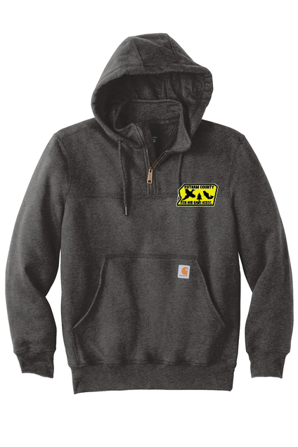 PUTNAM COUNTY FISH & GAME ASSOC.-EMBROIDERY- CT100617 Carhartt® Rain Defender® Paxton Heavyweight Hooded Zip Mock Sweatshirt