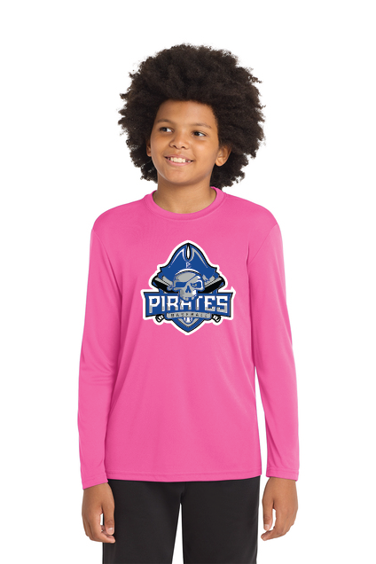 PC PIRATES -PRINTING- YST350LS  Sport-Tek® Youth Long Sleeve PosiCharge® Competitor™ Tee