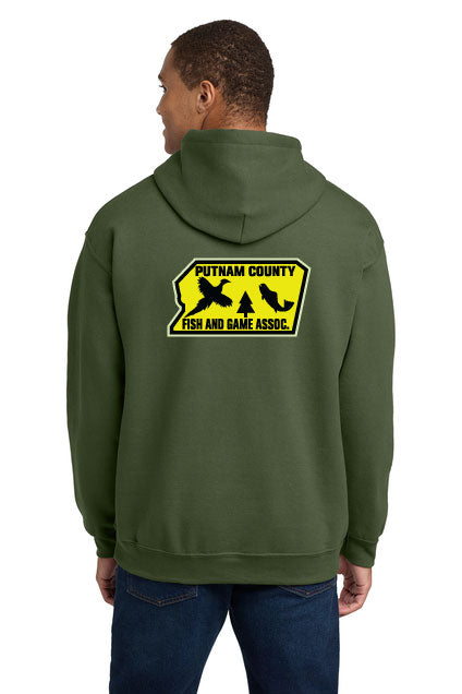 PUTNAM COUNTY HUNTIING CLUB - PRINTING - 18500 Gildan® Heavy Blend™ Hooded Sweatshirt