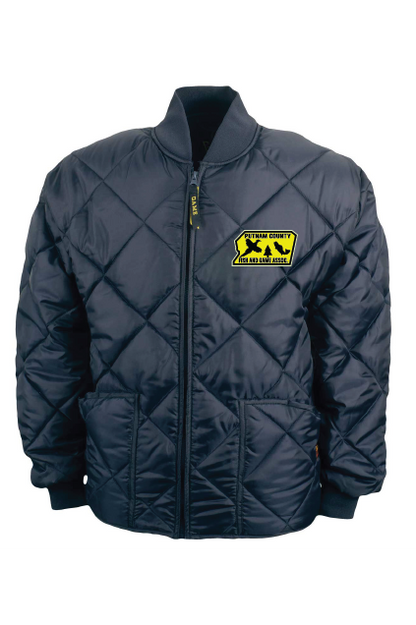 PUTNAM COUNTY FISH & GAME ASSOC.-EMBROIDERY- 1221-J The Bravest Diamond Quilt Jacket