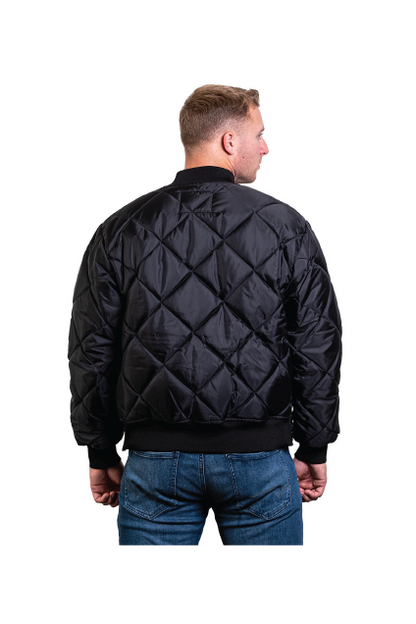 VINNPRINT-EMB- 1221-J The Bravest Diamond Quilt Jacket