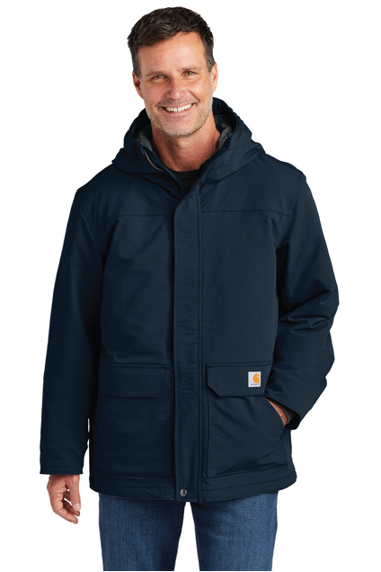 VINNIPRINT.-EMB- CT105533 Carhartt® Super Dux™ Insulated Hooded Coat