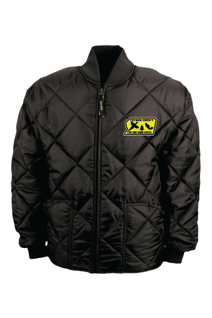 PUTNAM COUNTY FISH & GAME ASSOC.-EMBROIDERY- 1221-J The Bravest Diamond Quilt Jacket