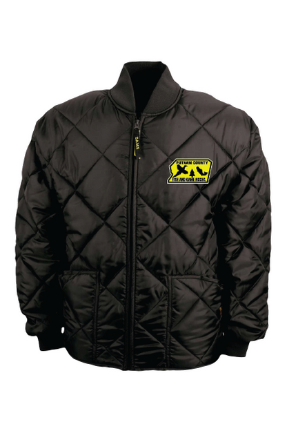 PUTNAM COUNTY FISH & GAME ASSOC.-EMBROIDERY- 1221-J The Bravest Diamond Quilt Jacket