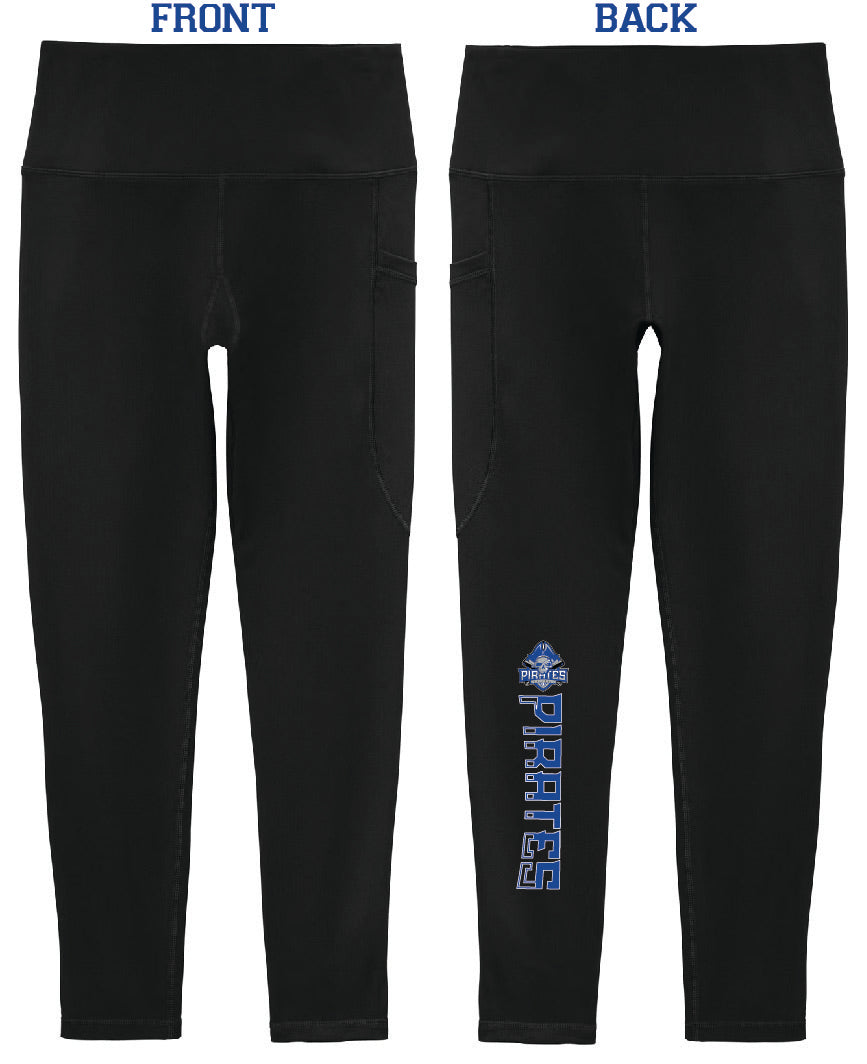 PC PIRATES - LPST891  Sport-Tek® Women's High Rise 7/8 Legging