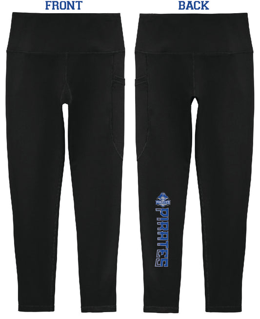 PC PIRATES - LPST891  Sport-Tek® Women's High Rise 7/8 Legging