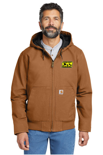 PUTNAM COUNTY HUNTING CLUB - EMBROIDERY - CT104050 Carhartt® Tall Washed Duck Active Jac
