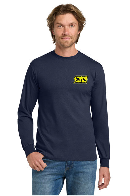 PUTNAM COUNTY HUNTING CLUB - PRINTING -  5400 Gildan® Heavy Cotton™ 100% Cotton Long Sleeve T-Shirt