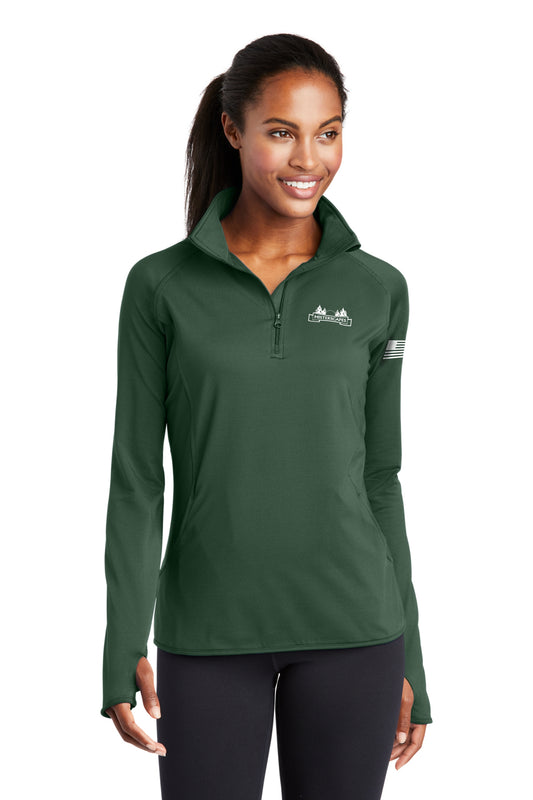 MISTERSCAPES - Sport-Tek® Women's Sport-Wick® Stretch 1/4-Zip Pullover. LST850 -  FULL COLOR OR WHITE LOGO D.T.F. PRINTED