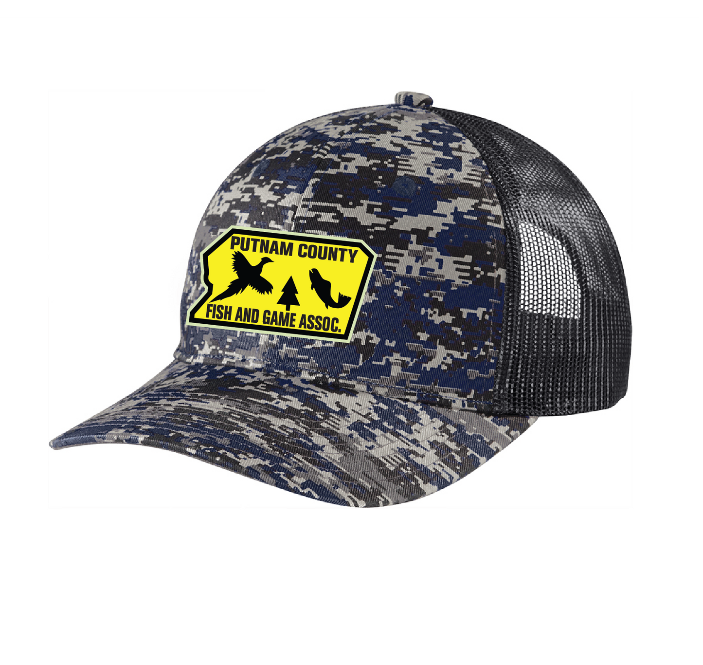 PUTNAM COUNTY FISH & GAME / C404 Port Authority® Digi Camo Snapback Trucker Cap