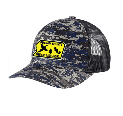 PUTNAM COUNTY FISH & GAME / C404 Port Authority® Digi Camo Snapback Trucker Cap