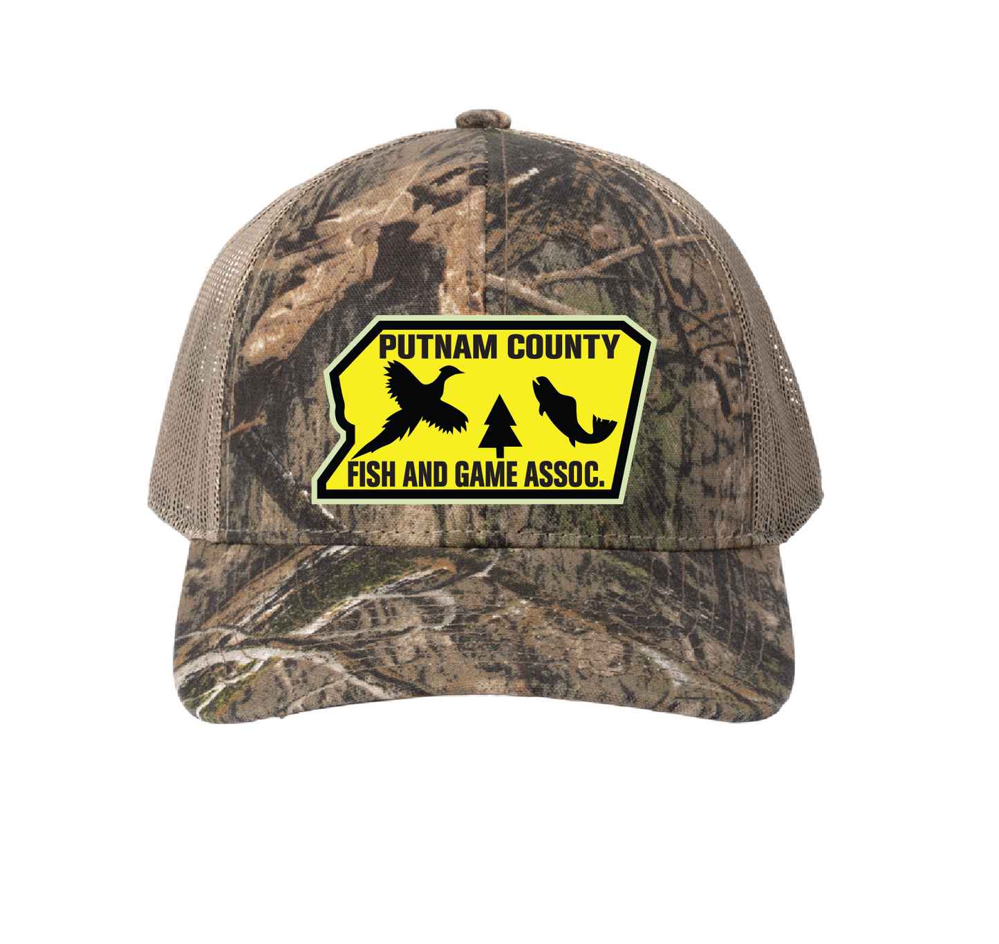 PUTNAM COUNTY FISH & GAME / RU900 / Russell Outdoors™ Camo Snapback Trucker Cap