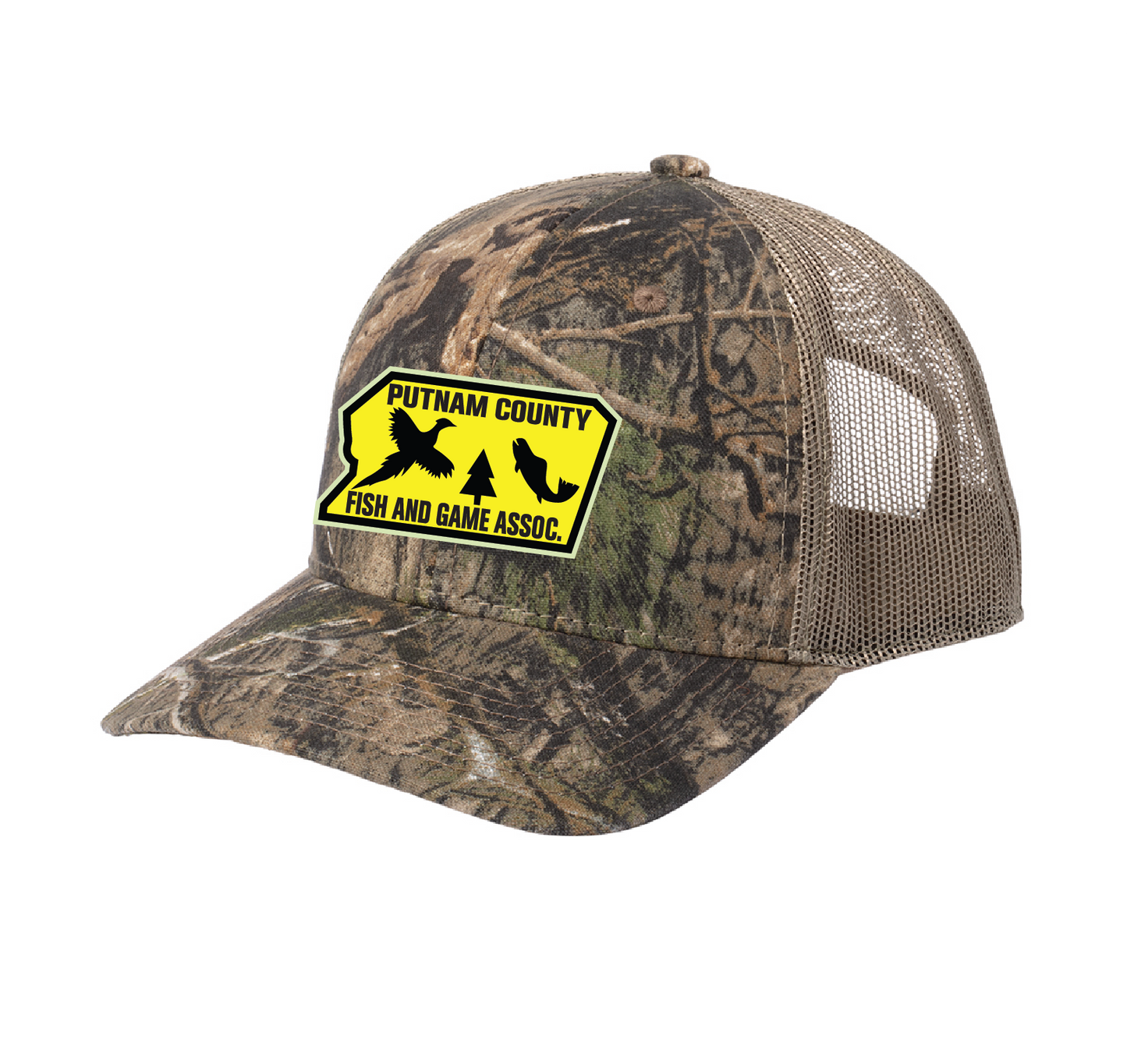 PUTNAM COUNTY FISH & GAME / RU900 / Russell Outdoors™ Camo Snapback Trucker Cap