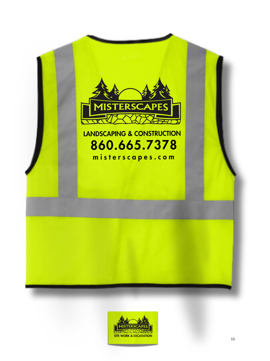 MISTERSCAPES - CSV100 - CornerStone  ®  ANSI 107 Class 2 Economy Mesh One-Pocket Vest. CSV100